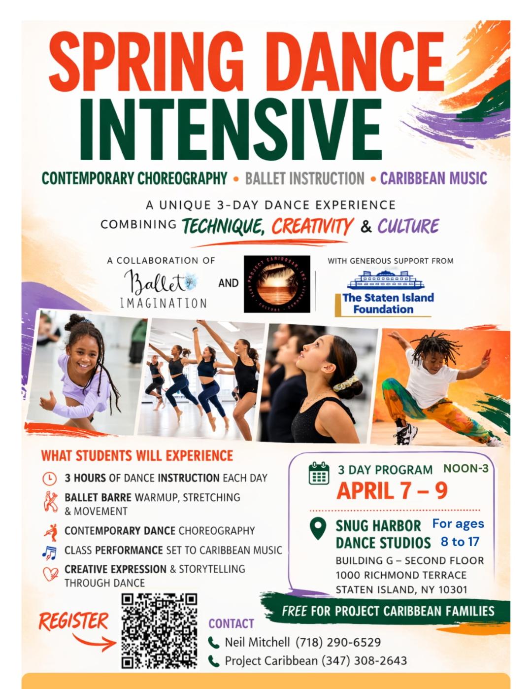 Spring Dance Intensive Project Caribbean Inc